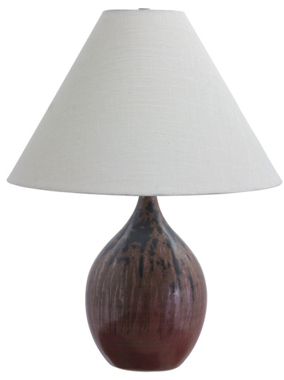 Scatchard One Light Table Lamp in Decorated Red (30|GS300DR)