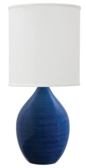 Scatchard One Light Table Lamp in Blue Gloss (30|GS201BG)