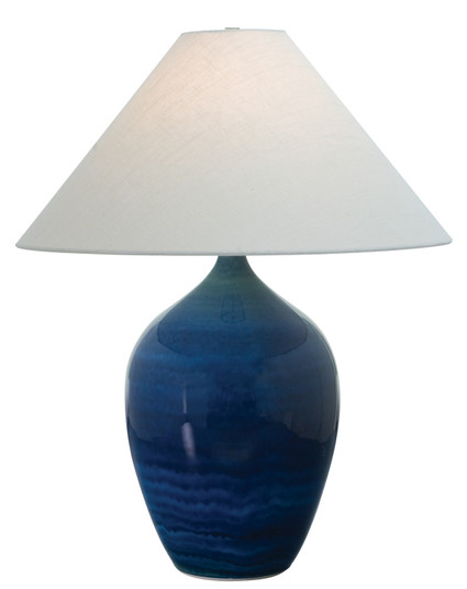 Scatchard One Light Table Lamp in Blue Gloss (30|GS190BG)