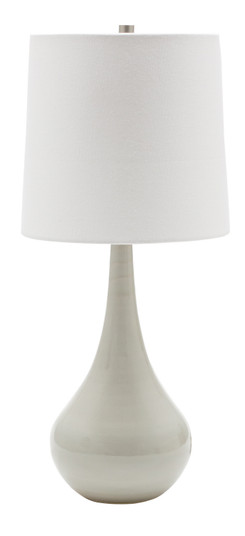 Scatchard Table Lamp in Gray Gloss (30|GS180GG)