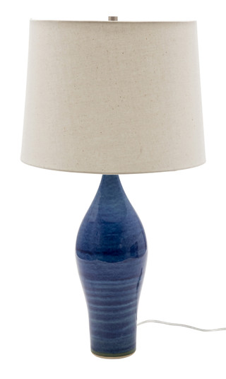 Scatchard One Light Table Lamp in Blue Gloss (30|GS170BG)