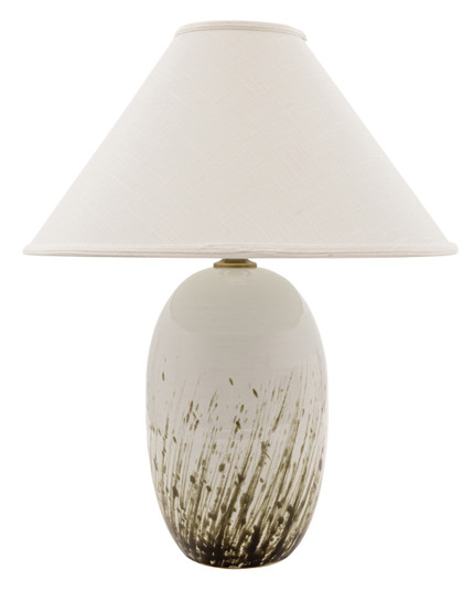 Scatchard One Light Table Lamp in Decorated White Gloss (30|GS150DWG)