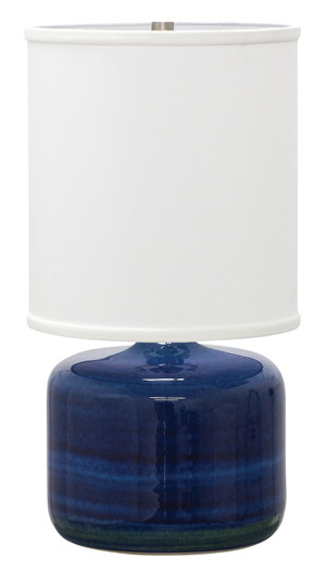Scatchard One Light Table Lamp in Blue Gloss (30|GS120BG)