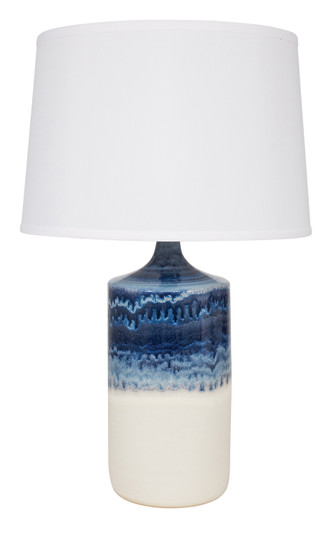 Scatchard One Light Table Lamp in Decorated White Matte (30|GS110DWM)