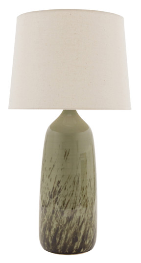 Scatchard One Light Table Lamp in Decorated Celadon (30|GS101DCG)