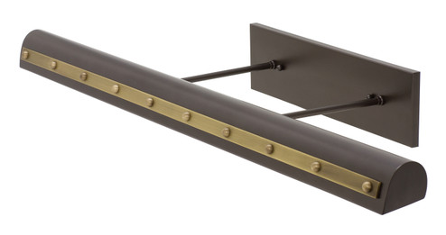 Classic Traditional LED Picture Light in Mahogany Bronze w/Antique Brass (30|DTRLEDZ36MBAB)
