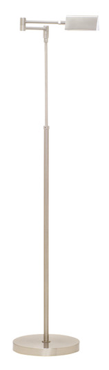 Delta LED Floor Lamp in Satin Nickel (30|D100SN)