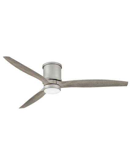 Hover Flush 60''Ceiling Fan in Brushed Nickel (13|900860FBNLWD)