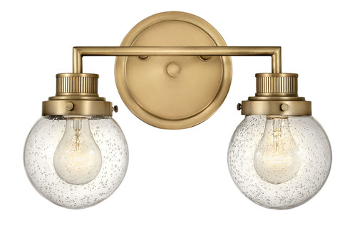 Poppy LED Vanity in Heritage Brass (13|5932HB)