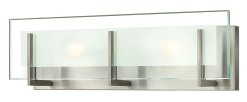 Latitude Two Light Vanity in Brushed Nickel (13|5652BN)
