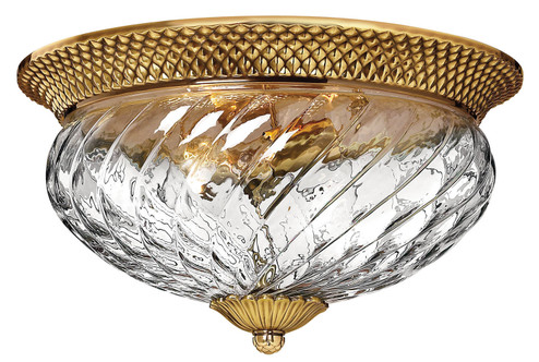 Plantation LED Flush Mount in Burnished Brass (13|4881BB)