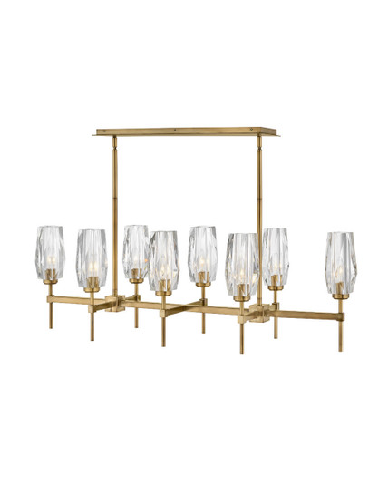 Ana LED Chandelier in Heritage Brass (13|38256HB)