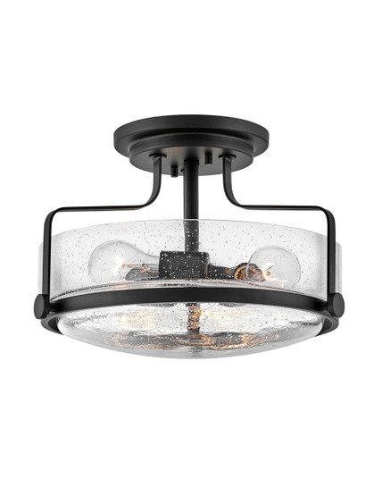 Harper LED Semi-Flush Mount in Black (13|3641BKCS)