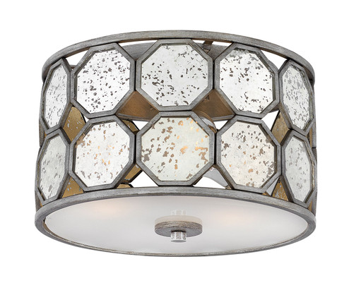 Lara LED Flush Mount in Brushed Silver (13|3563BV)