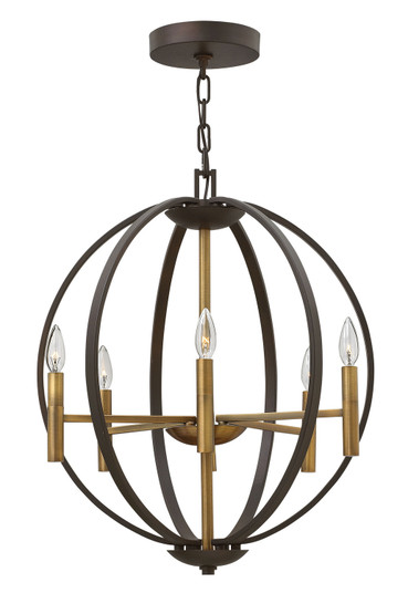 Euclid LED Chandelier in Spanish Bronze (13|3466SB)