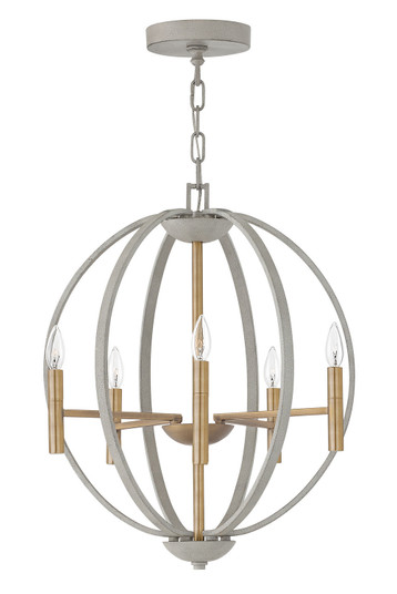 Euclid LED Chandelier in Cement Gray (13|3466CG)