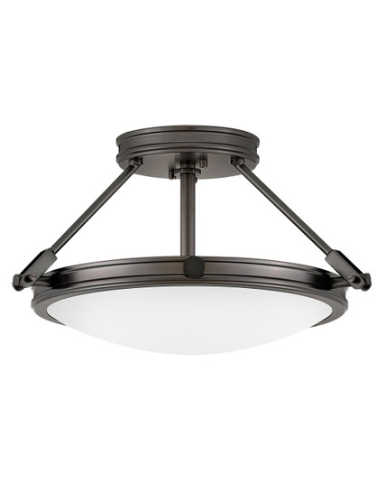 Collier LED Semi-Flush Mount in Black Oxide (13|3381BX)