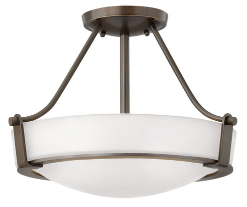 Hathaway LED Semi-Flush Mount in Olde Bronze (13|3220OBWH)