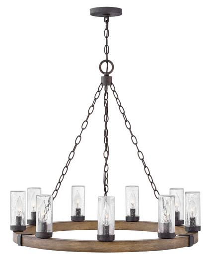 Sawyer LED Outdoor Chandelier in Sequoia (13|29208SQLL)