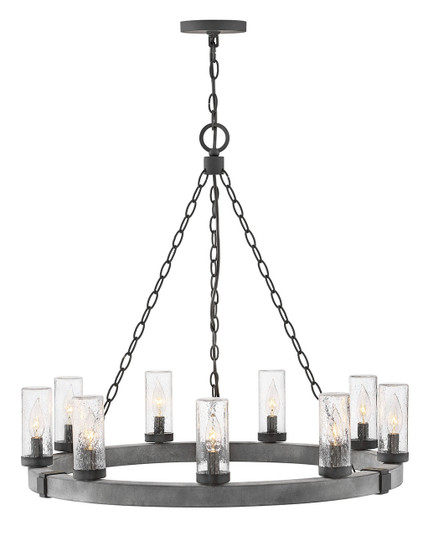 Sawyer LED Outdoor Lantern in Aged Zinc (13|29208DZLV)