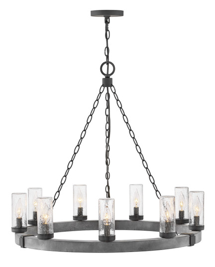 Sawyer LED Chandelier in Aged Zinc (13|29208DZ)