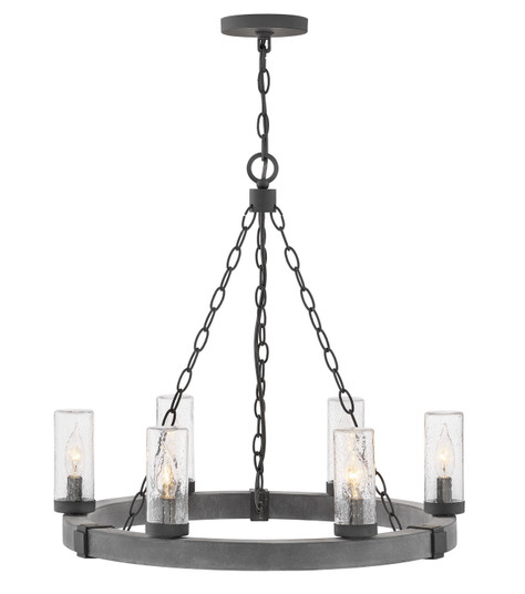 Sawyer LED Chandelier in Aged Zinc (13|29206DZ)