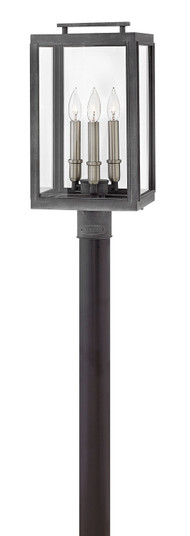 Sutcliffe LED Post Top/ Pier Mount in Aged Zinc (13|2911DZLL)