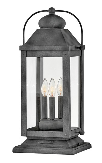 Anchorage LED Pier Mount in Aged Zinc (13|1857DZ)