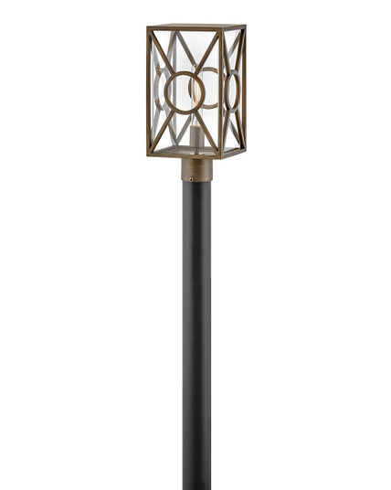 Brixton LED Post Top or Pier Mount Lantern in Burnished Bronze (13|18371BU)