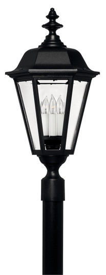 Manor House LED Post Top or Pier Mount Lantern in Black (13|1471BK)