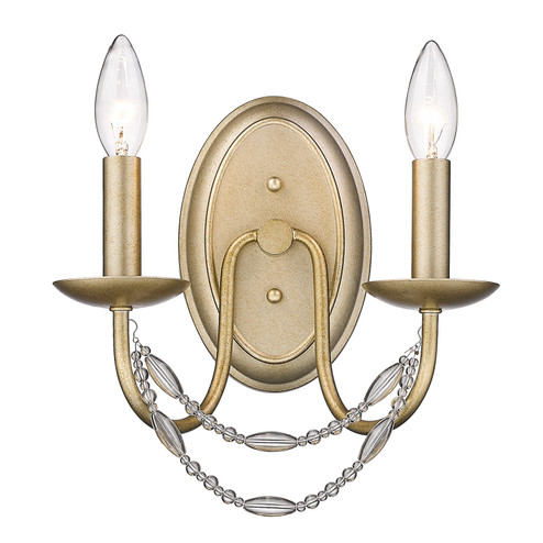 Mirabella Two Light Wall Sconce in Golden Aura (62|76442WGA)