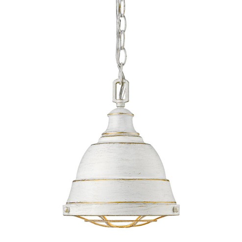 Bartlett FW One Light Mini Pendant in French White (62|7312SFW)