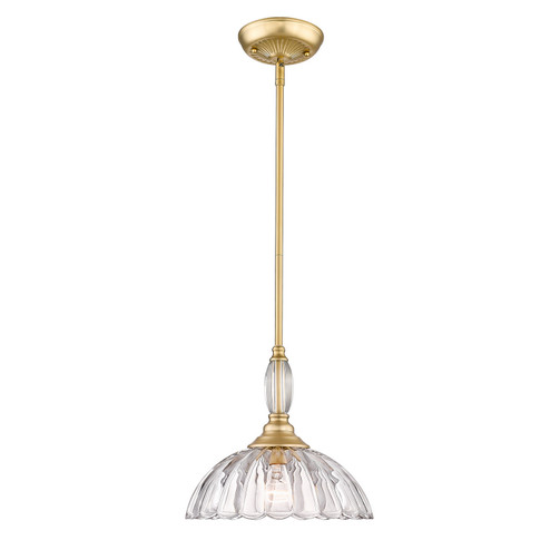 Audra One Light Pendant in Brushed Champagne Brass (62|6952MBCBCLR)