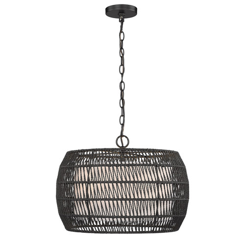 Everly Four Light Pendant in Matte Black (62|68054BLKMBR)
