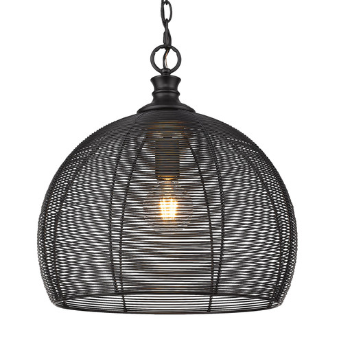 Calypso One Light Pendant in Matte Black (62|6802MBLK)