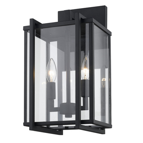 Tribeca Two Light Outdoor Wall Sconce in Natural Black (62|6071OWMNBCLR)