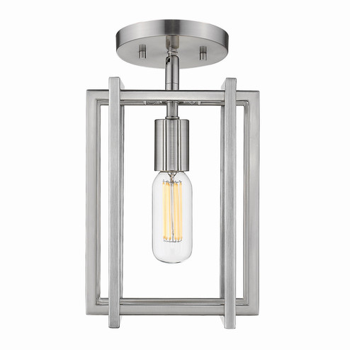 Tribeca One Light Semi-Flush Mount in Pewter (62|60701SFPWPW)