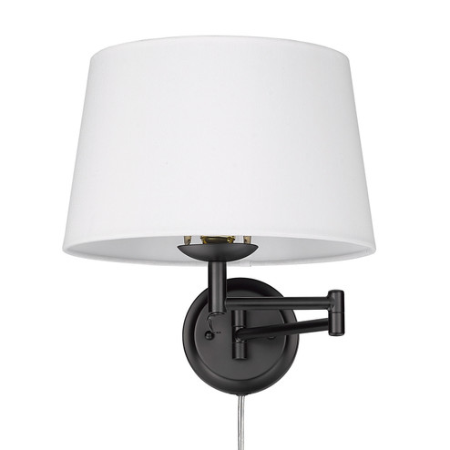 Eleanor One Light Wall Sconce in Matte Black (62|3692A1WBLKMWS)