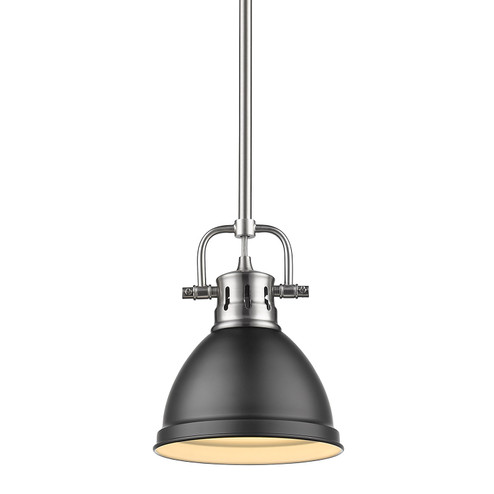 Duncan PW One Light Mini Pendant in Pewter (62|3604M1LPWBLK)