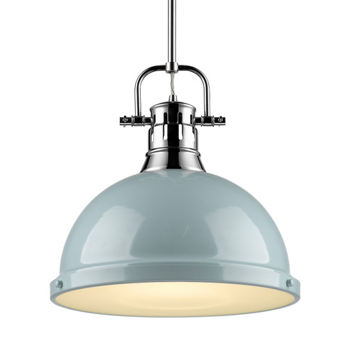 Duncan One Light Pendant in Chrome (62|3604LCHSF)