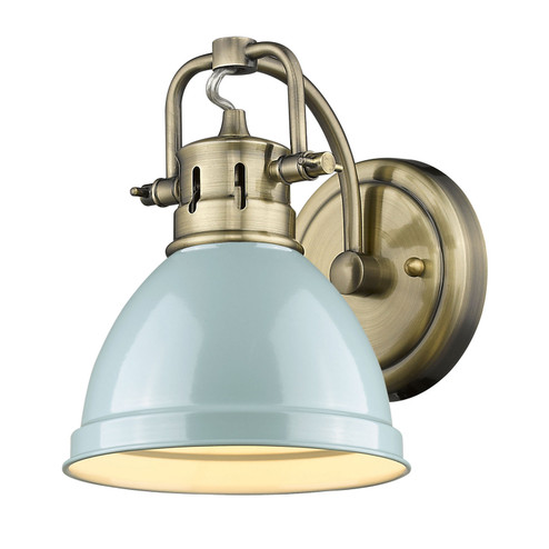 Duncan One Light Bath Vanity in Aged Brass (62|3602BA1ABSF)