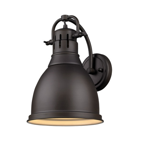 Duncan RBZ One Light Wall Sconce in Rubbed Bronze (62|36021WRBZRBZ)