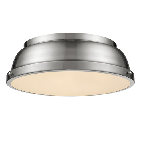 Duncan Two Light Flush Mount in Pewter (62|360214PWPW)