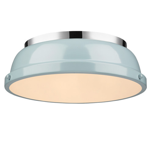 Duncan Two Light Flush Mount in Chrome (62|360214CHSF)