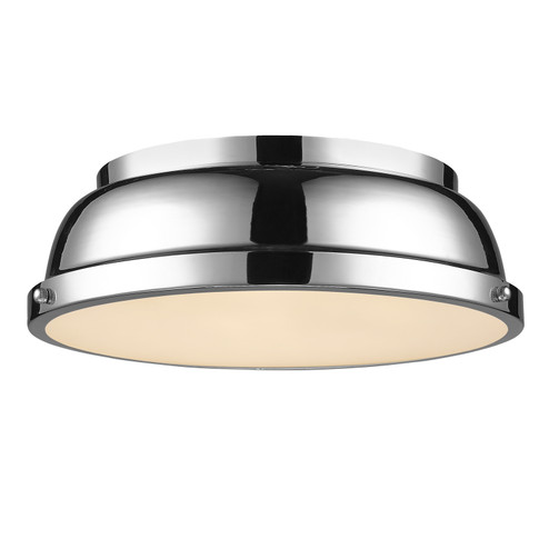 Duncan Two Light Flush Mount in Chrome (62|360214CHCH)