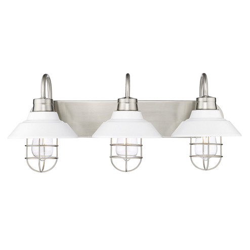 Lana Three Light Bath Vanity in Pewter (62|3320BA3PWWHT)