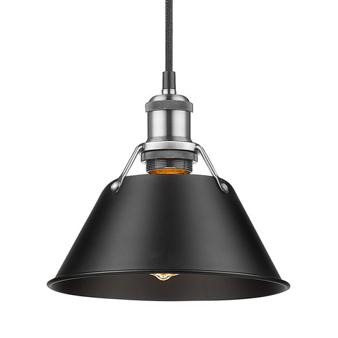 Orwell One Light Mini Pendant in Pewter (62|3306SPWBLK)