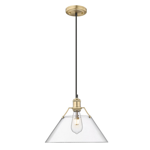 Orwell BCB One Light Pendant in Brushed Champagne Bronze (62|3306LBCBCLR)