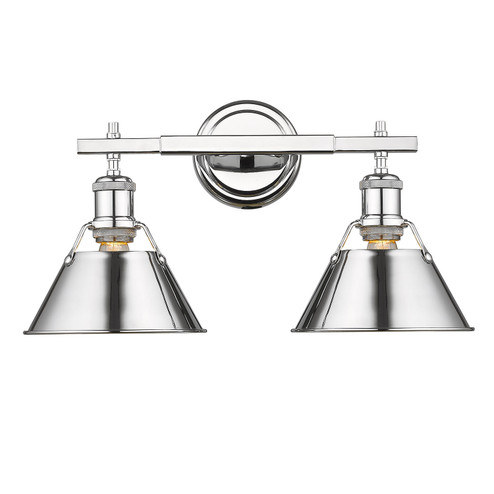 Orwell Two Light Bath Vanity in Chrome (62|3306BA2CHCH)