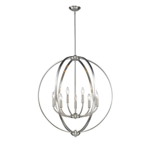 Colson PW Nine Light Chandelier in Pewter (62|31679PW)